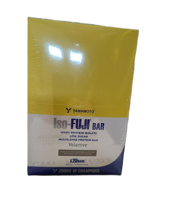 Iso-FUJI Bar, Vanilla & Choco Brownies - 20 x 40g