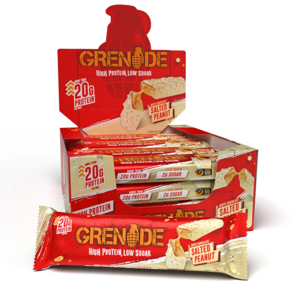 Protein Bars, White Chocolate Salted Peanut (EAN 5060811386842) - 12 x 60g