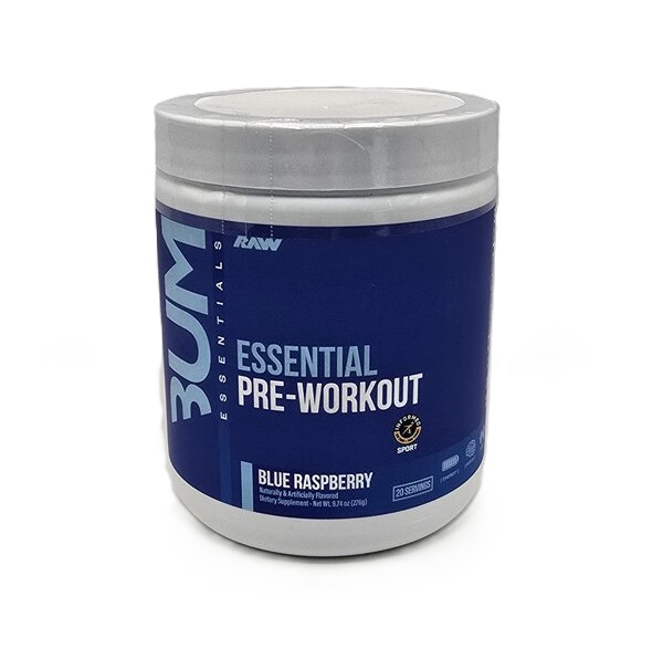 CBUM Essential Pre-Workout, Blue Raspberry - 276g