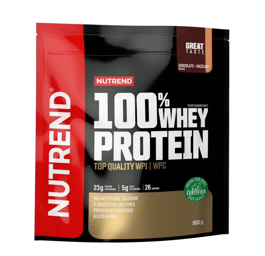 100% Whey Protein, Chocolate & Hazelnut - 800g
