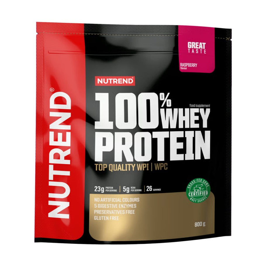 100% Whey Protein, Raspberry - 800g