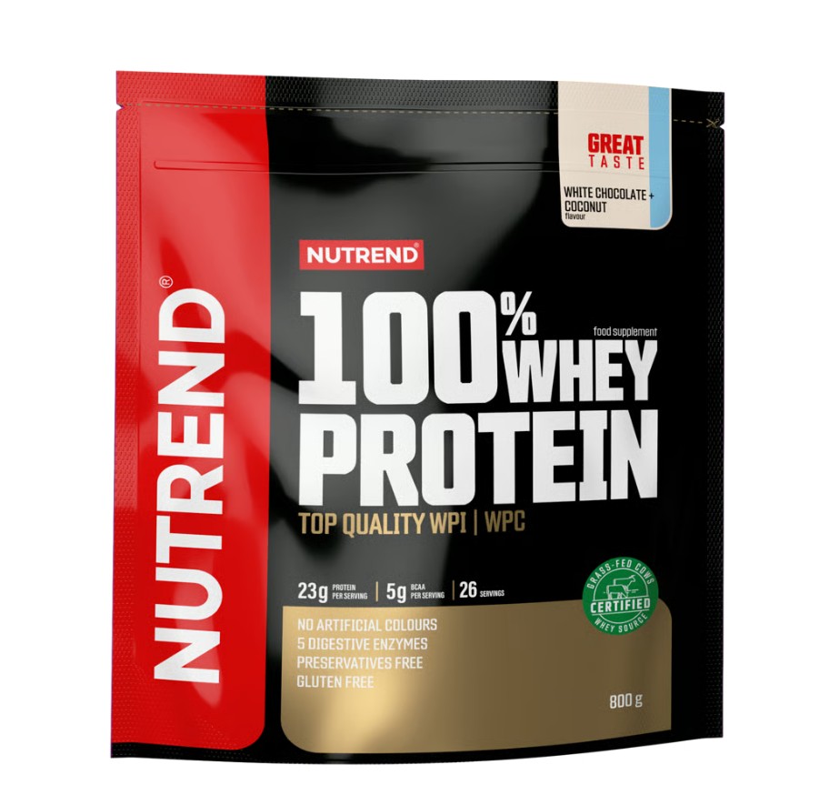 100% Whey Protein, White Chocolate + Coconut - 800g