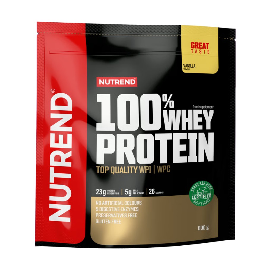 100% Whey Protein, Vanilla - 800g