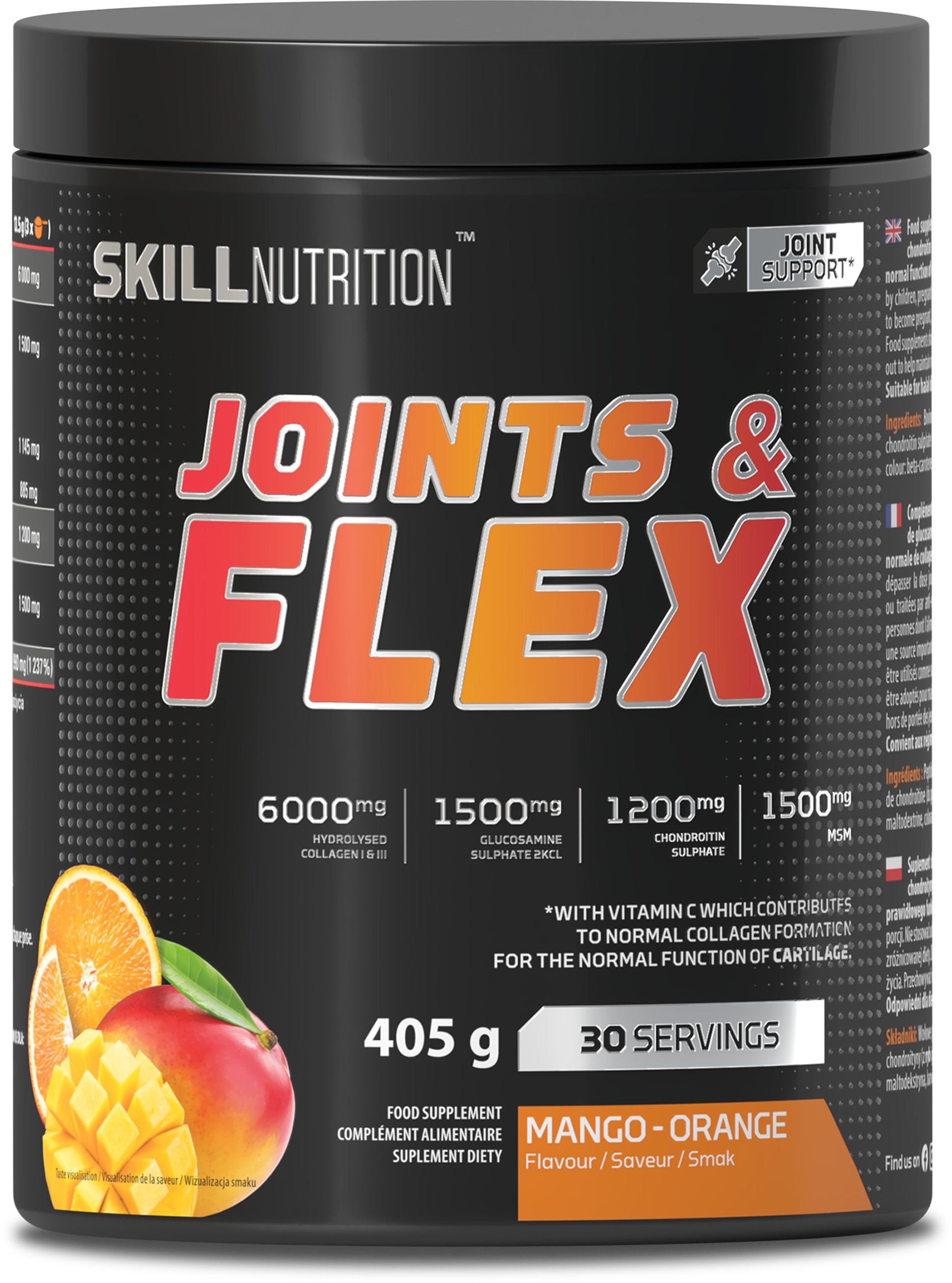 Joints & Flex Powder, Mango-Orange - 405g