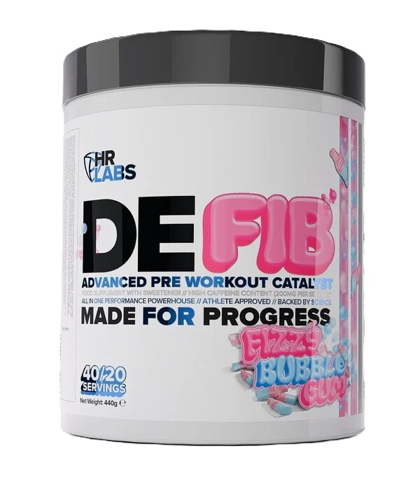 Defib Advanced Pre Workout Catalyst, Fizzy Bubble Gum - 440g