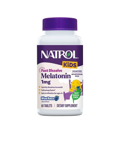 Kids Melatonin, Blue Razz - 60 tablets