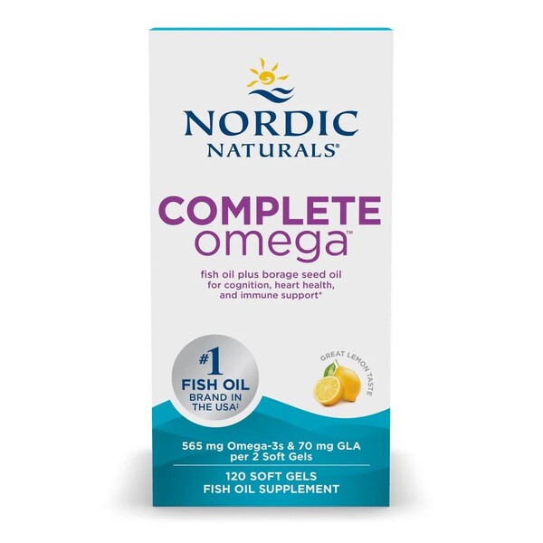 Complete Omega, 565mg Lemon - 120 softgels