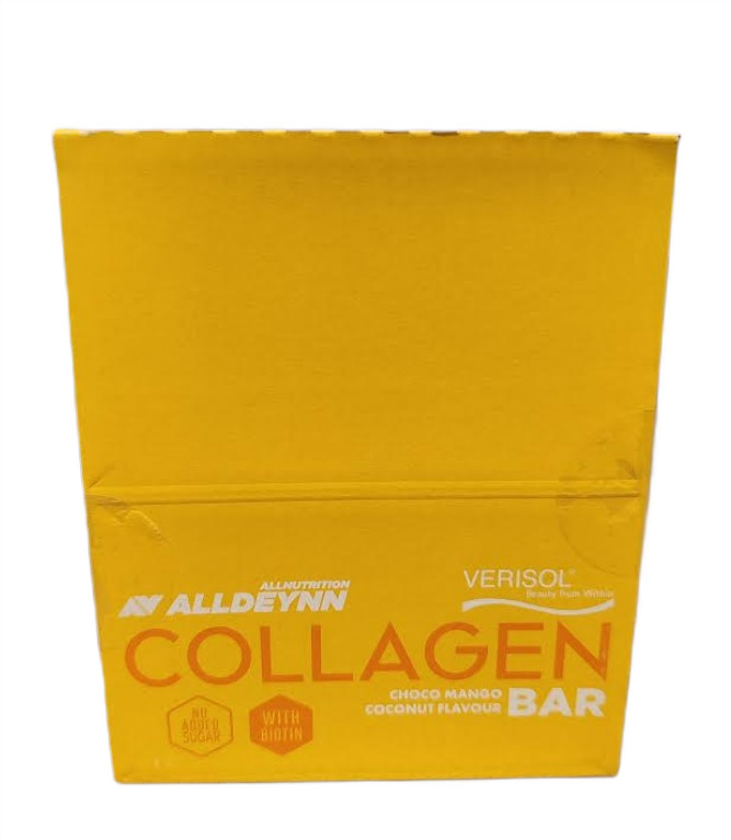 Alldeynn Collagen Bar, Choco Mango Coconut - 24 x 40g