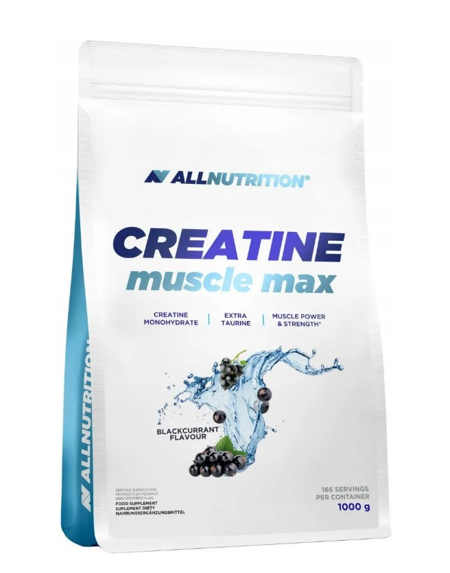 Creatine Muscle Max, Blackcurrant - 1000g