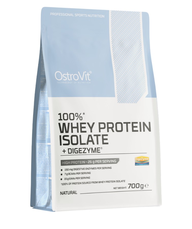100% Whey Protein Isolate + Digezyme, Natural - 700g