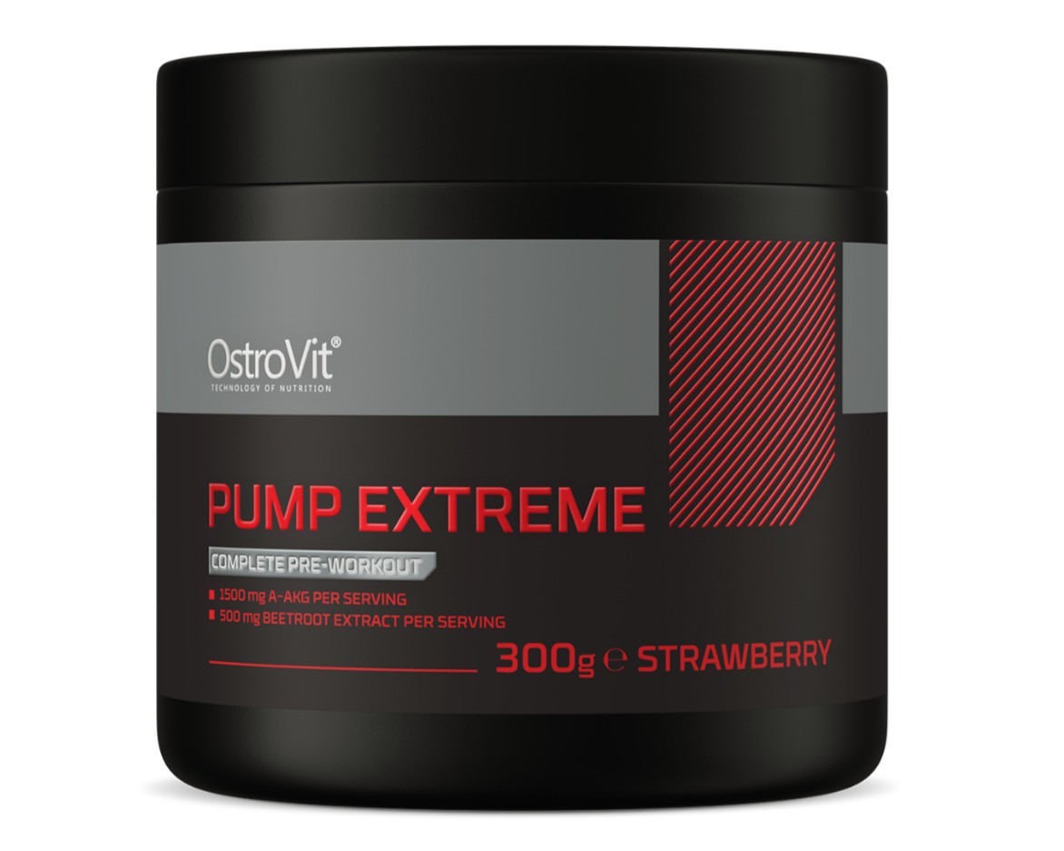 Pump Extreme Pre-workout, Strawberry - 300g