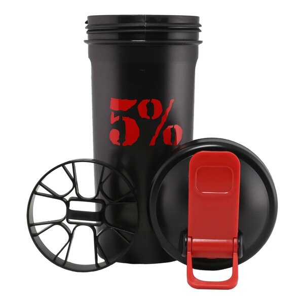 5% Shaker. Black - 600 ml.