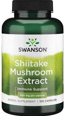 Shiitake Mushroom Extract. 500mg - 120 caps