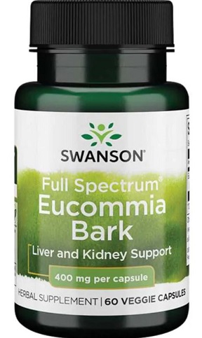 Full Spectrum Eucommia Bark. 400mg - 60 vcaps
