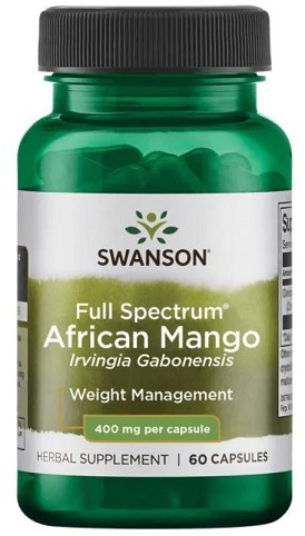 Full Spectrum African Mango (Irvingia Gabonensis). 400mg - 60 caps
