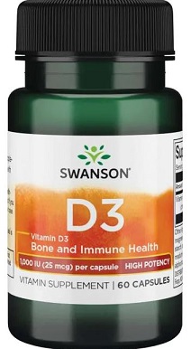 Vitamin D-3. 1000 IU - 60 caps
