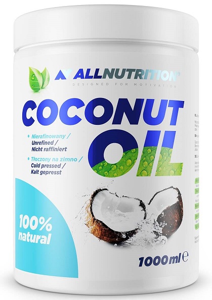 100% Natural Coconut Oil. Unrefined - 1000 ml.