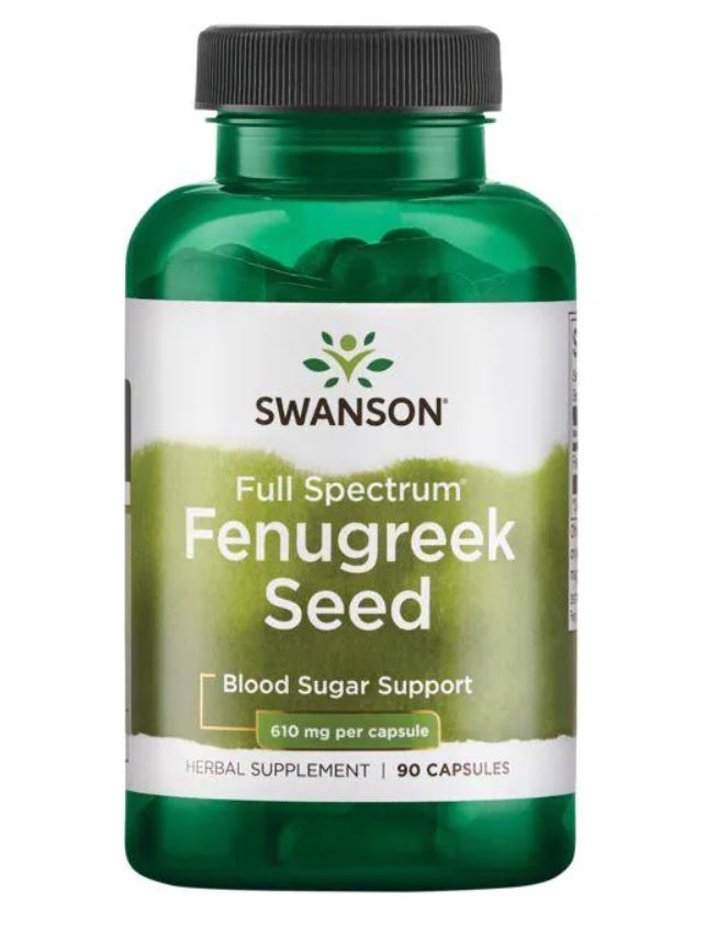 Fenugreek Seed. 610mg - 90 caps