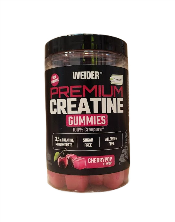 Premium Creatine Gummies, Cherrypop - 60 gummies