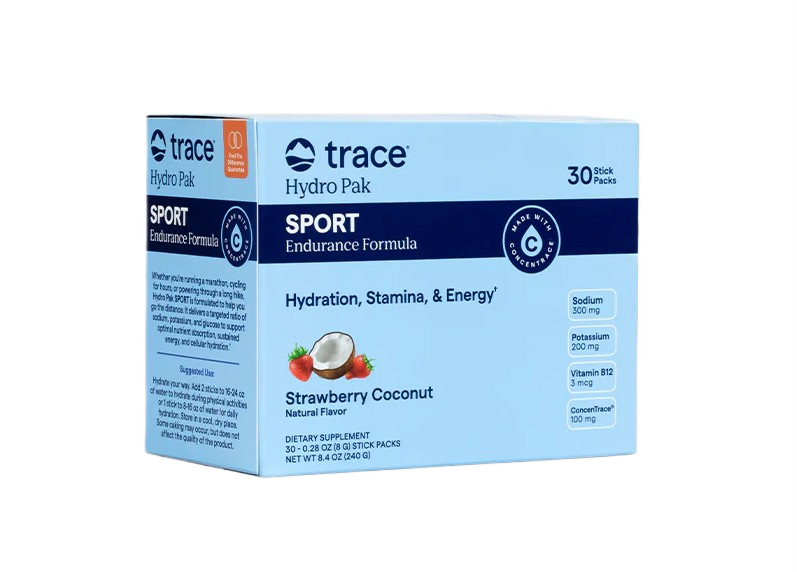 Hydro Pak Sport, Strawberry Coconut - 30 packets