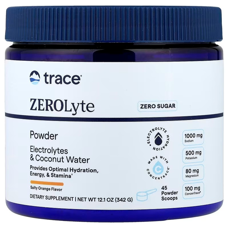 ZEROLyte Powder, Salty Orange - 342g