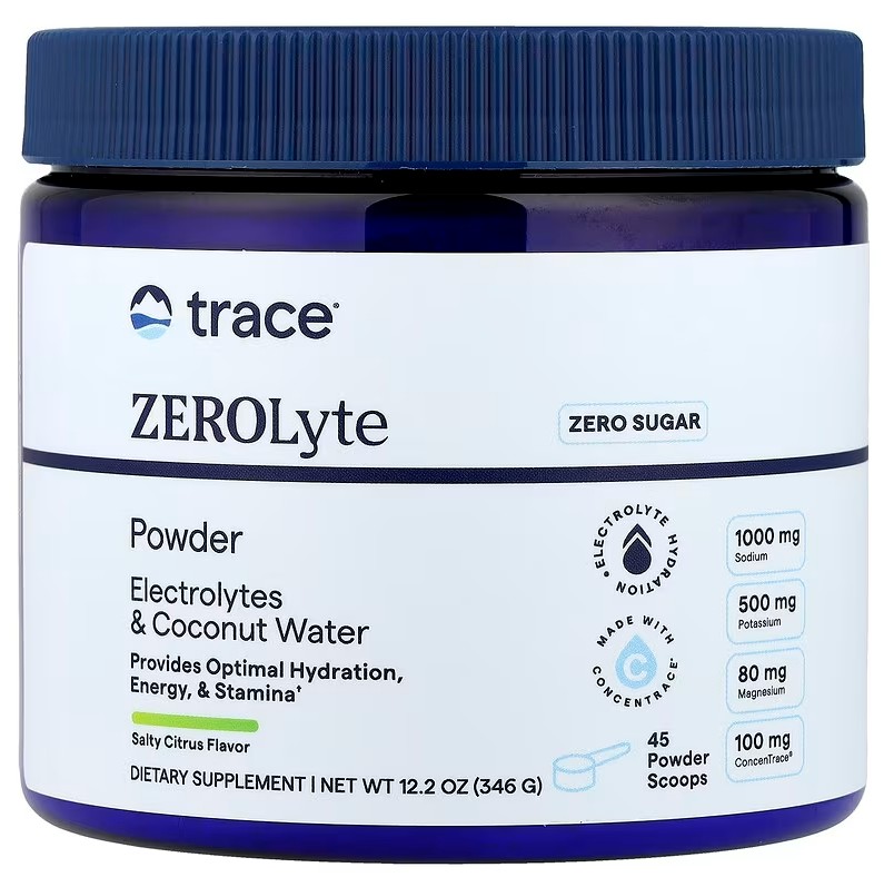 ZEROLyte Powder, Salty Citrus - 346g