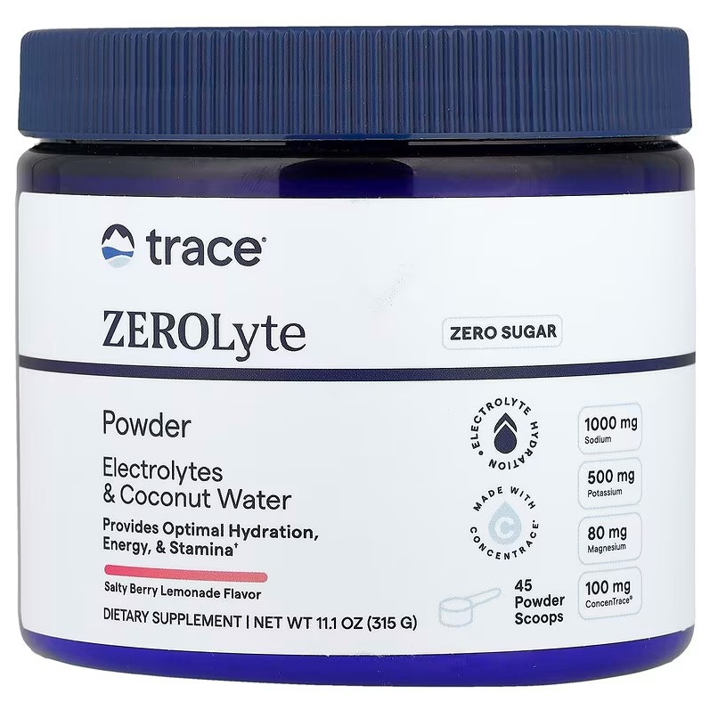 ZEROLyte Powder, Salty Berry Lemonade - 315g