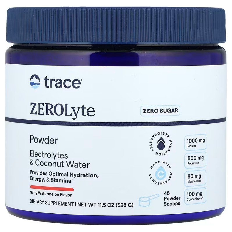 ZEROLyte Powder, Salty Watermelon - 328g