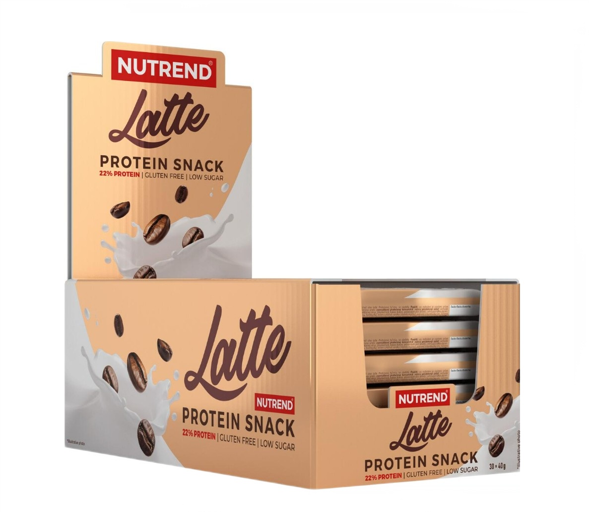 Protein Snack Bar, Chai Latte - 30 x 40g