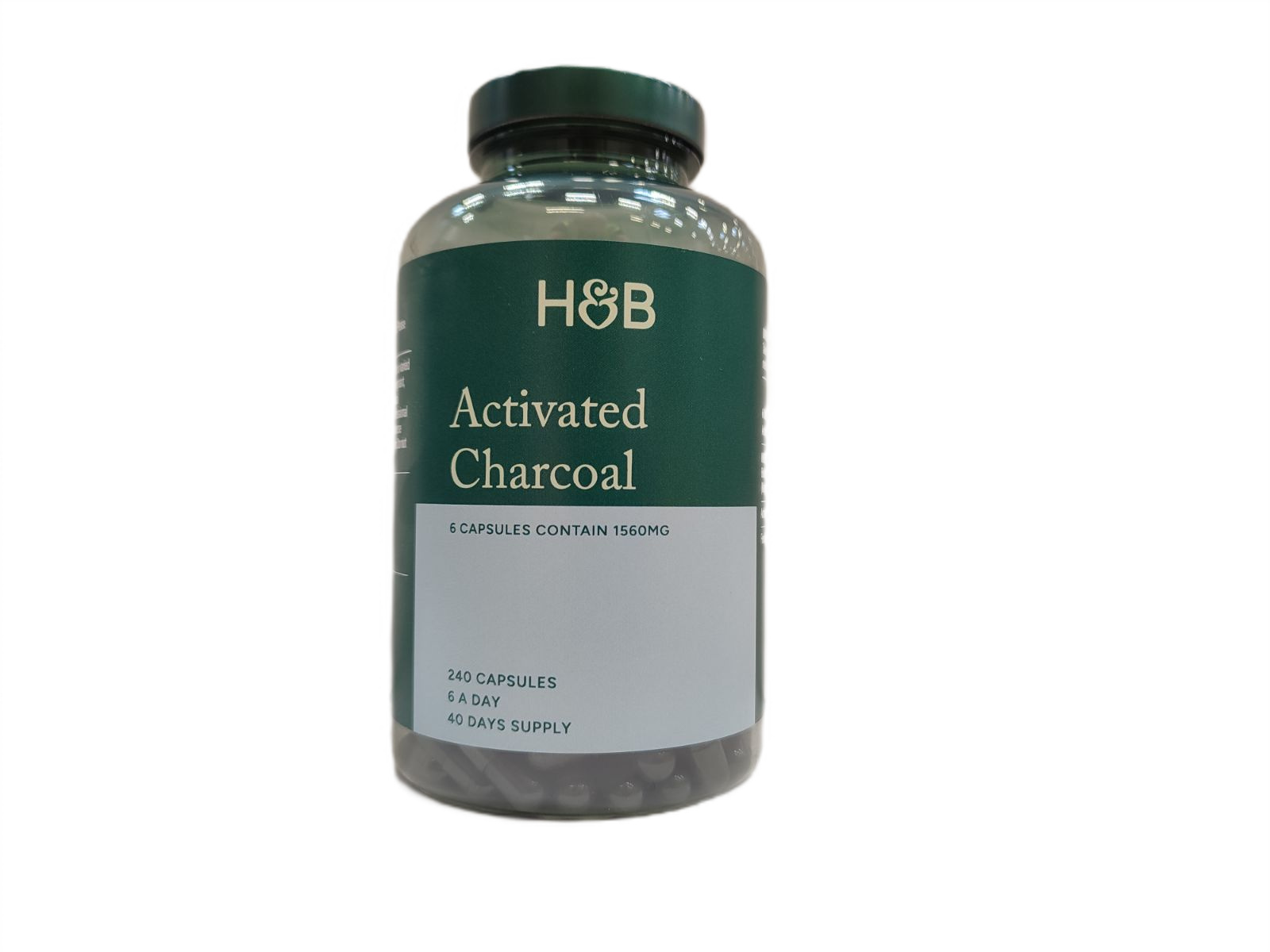 Activated Charcoal, 1560mg - 240 caps