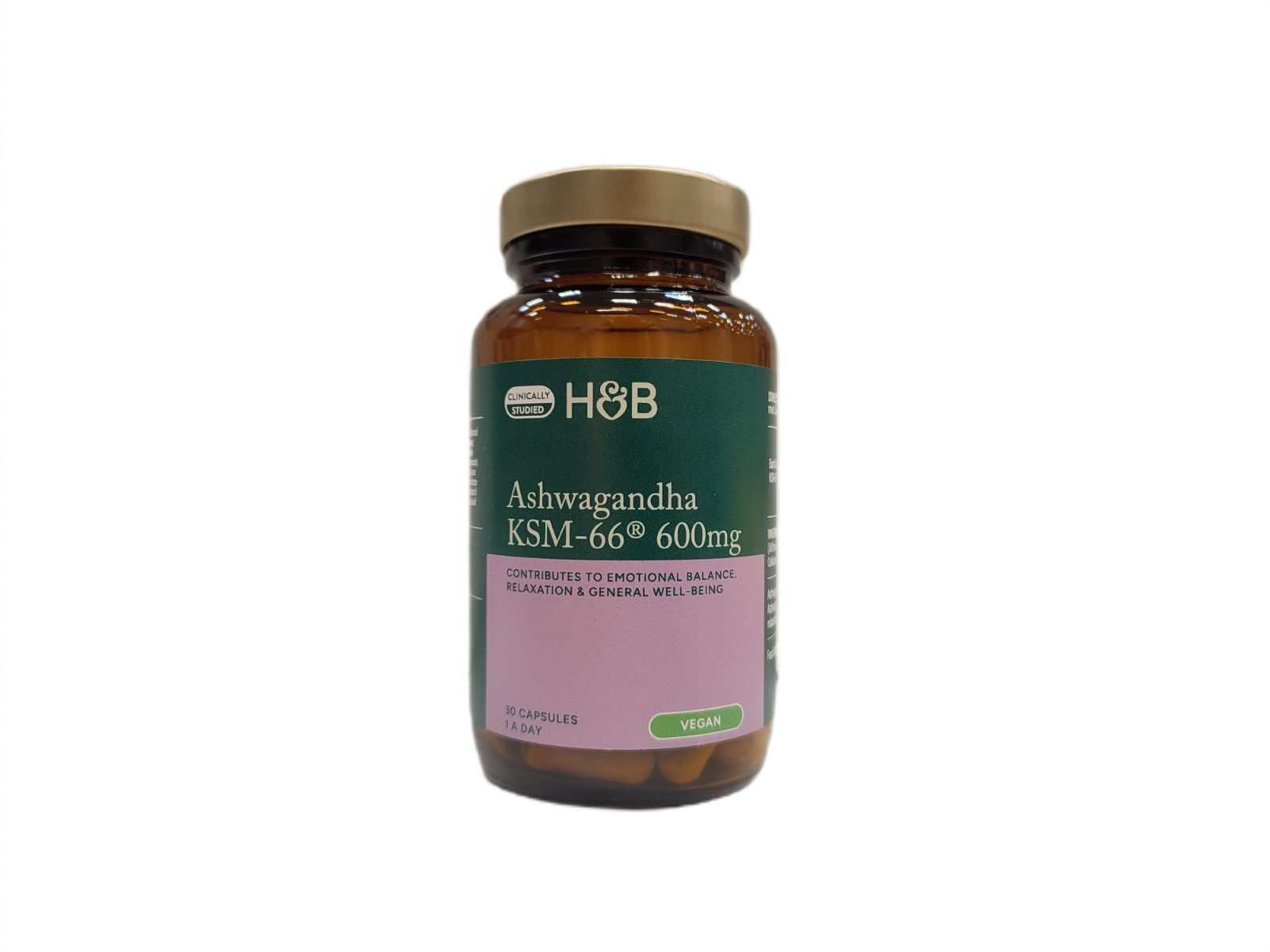 Ashwagandha KSM-66, 600mg - 30 caps