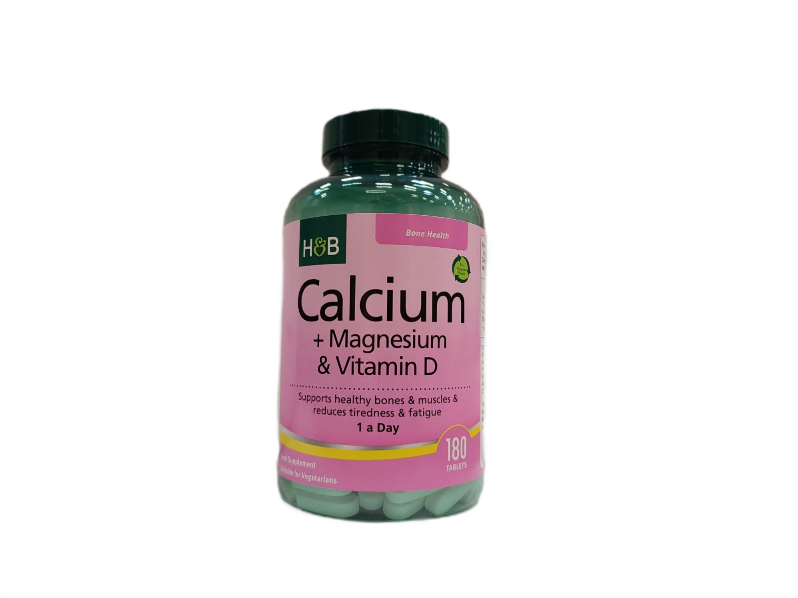 Calcium + Magnesium & Vitamin D - 180 tablets