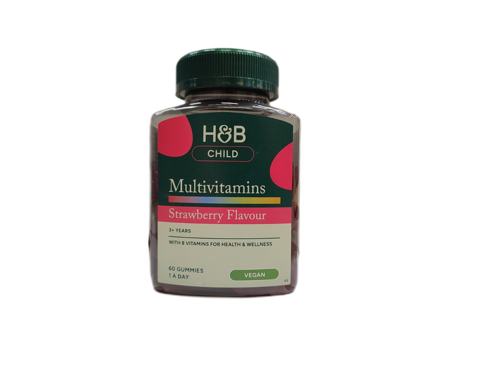 Child Multivitamins Gummies, Strawberry - 60 gummies