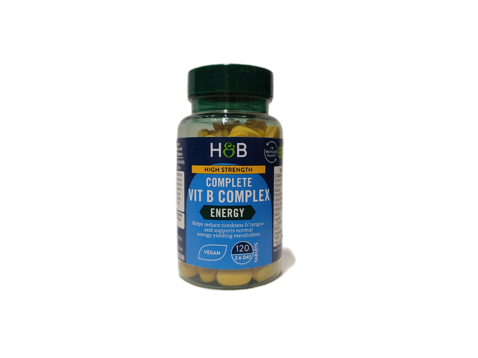 High Strength Complete Vit B Complex - 120 tabs (EAN 5059604499005)