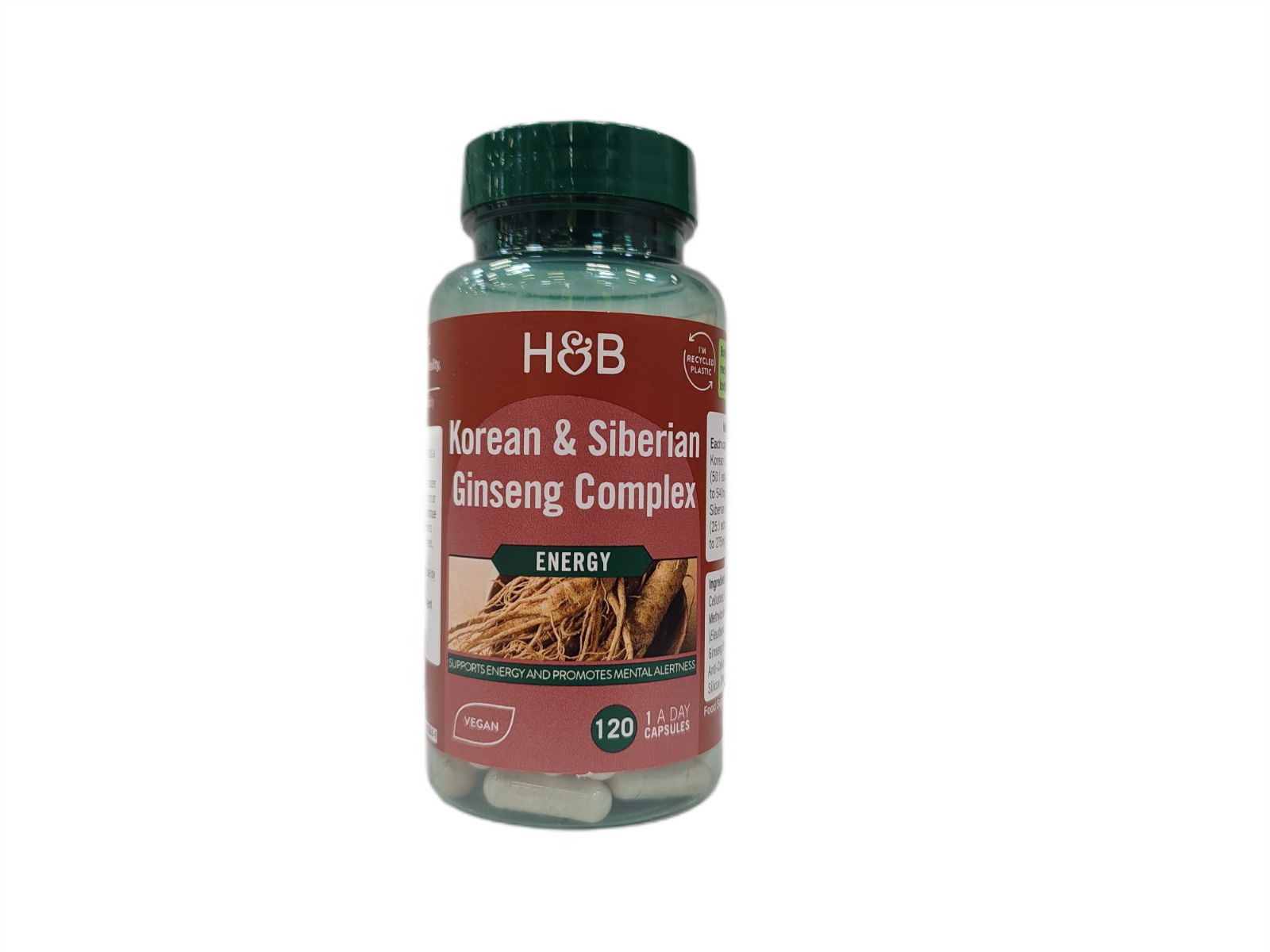 Korean & Siberian Ginseng Complex - 120 vcaps
