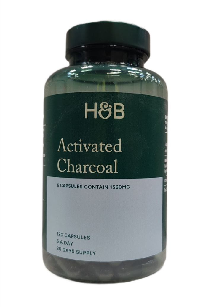 Activated Charcoal, 1560mg - 120 caps