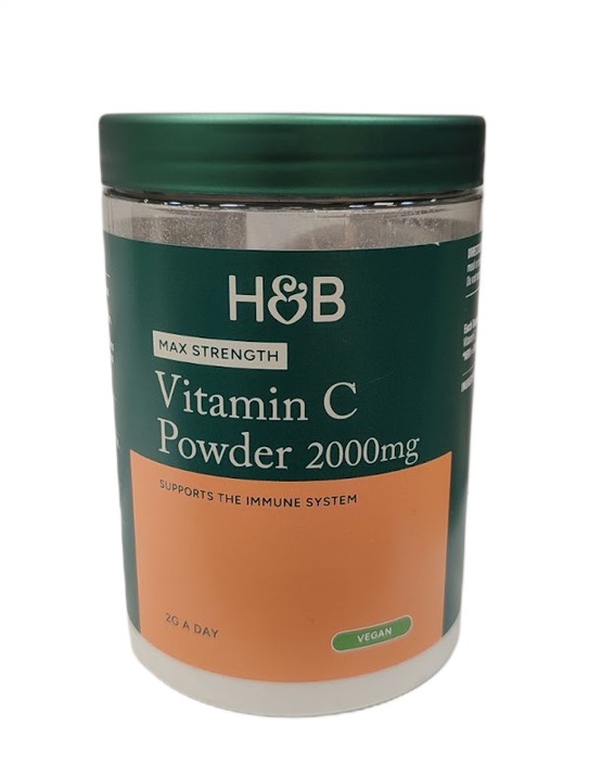 Max Strength Vitamin C Powder, 2000mg - 567g