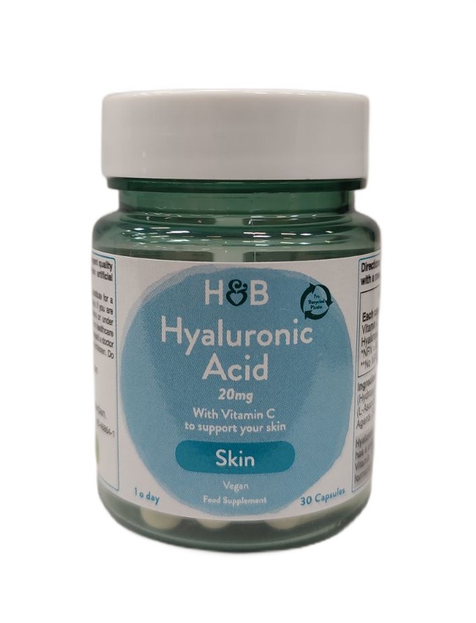 Hyaluronic Acid with Vitamin C, 20mg - 30 caps