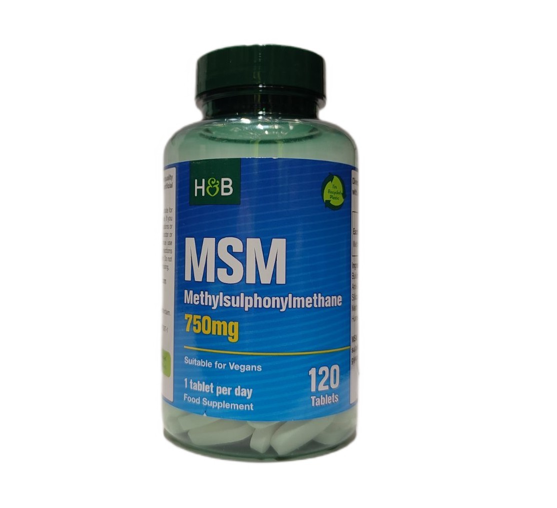 MSM, 750mg - 120 tabs