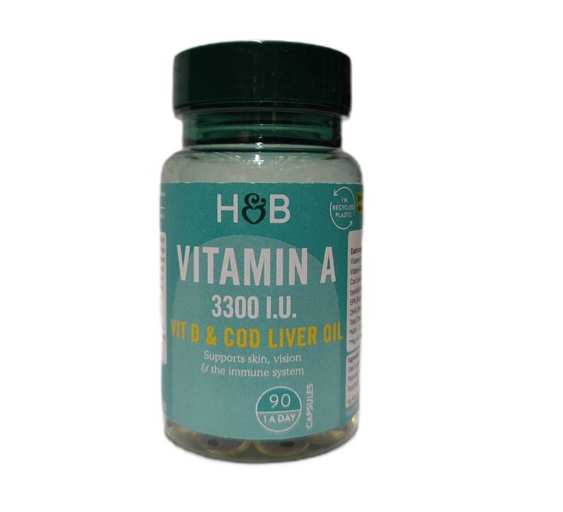 Vitamin A, 3300 IU - 90 caps