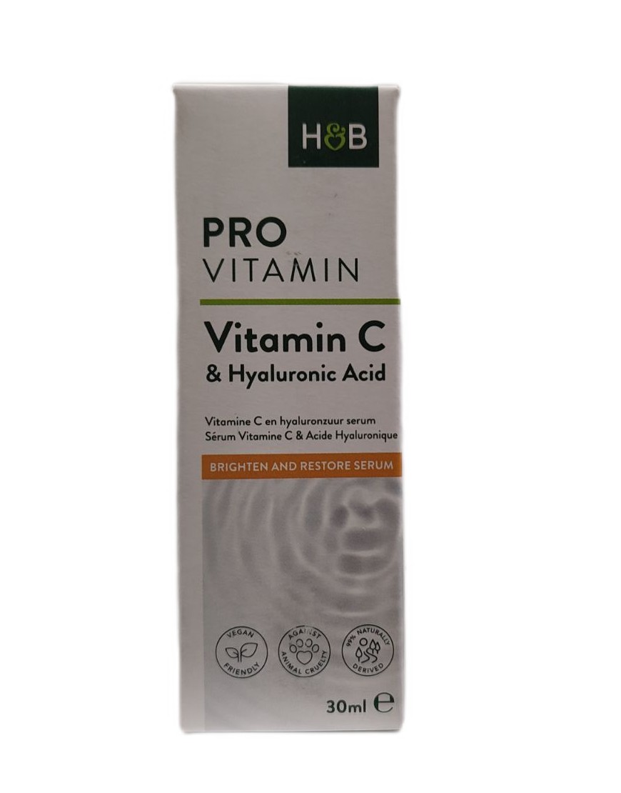 Vitamin C + Hyaluronic Acid Serum - 30 ml.