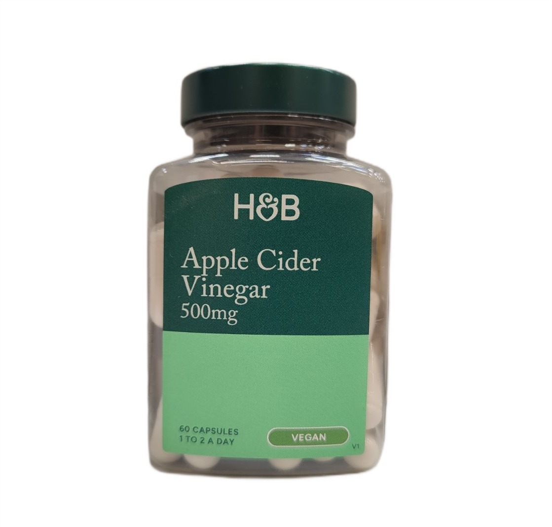 Apple Cider Vinegar, 500mg - 60 vcaps
