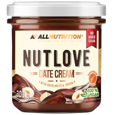 Nutlove Date Cream, with Hazelnuts & Cocoa - 300g