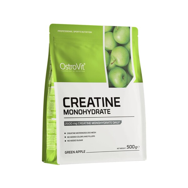Creatine Monohydrate, Green Apple - 500g