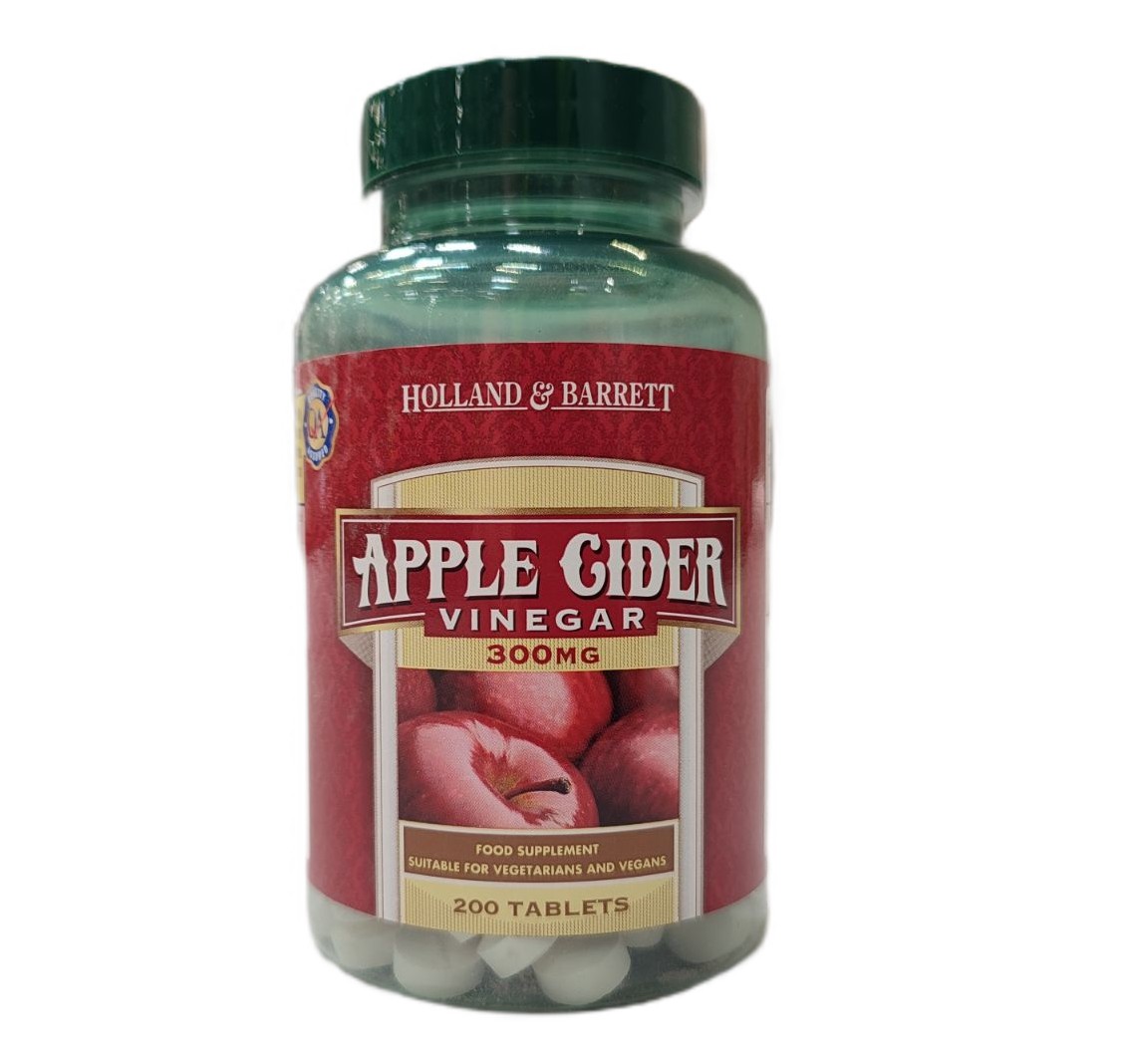 Apple Cider Vinegar, 300mg - 200 tabs