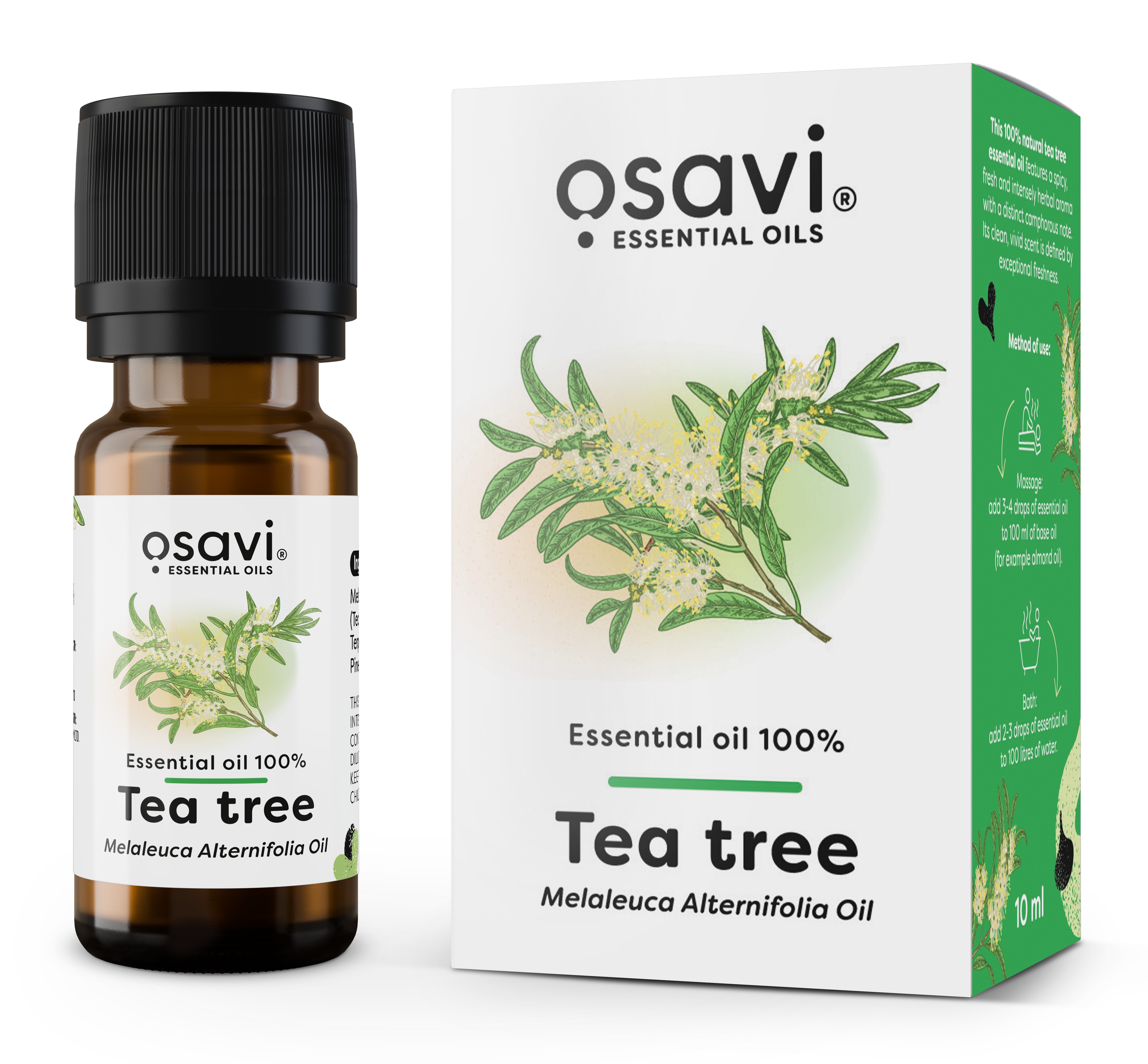 Essential Oil 100%, Tea tree - 10 ml.