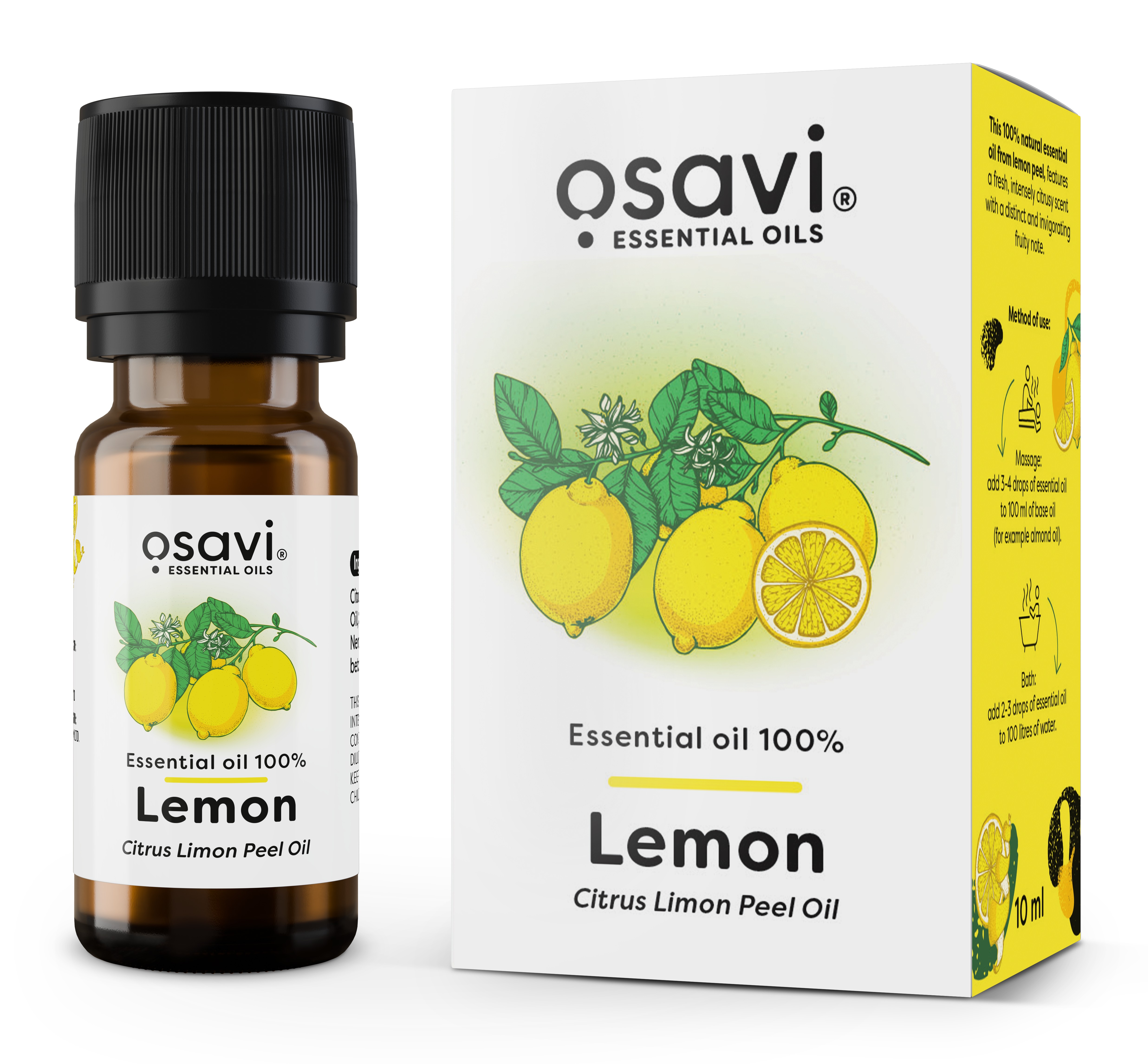 Essential Oil 100%, Lemon - 10 ml.