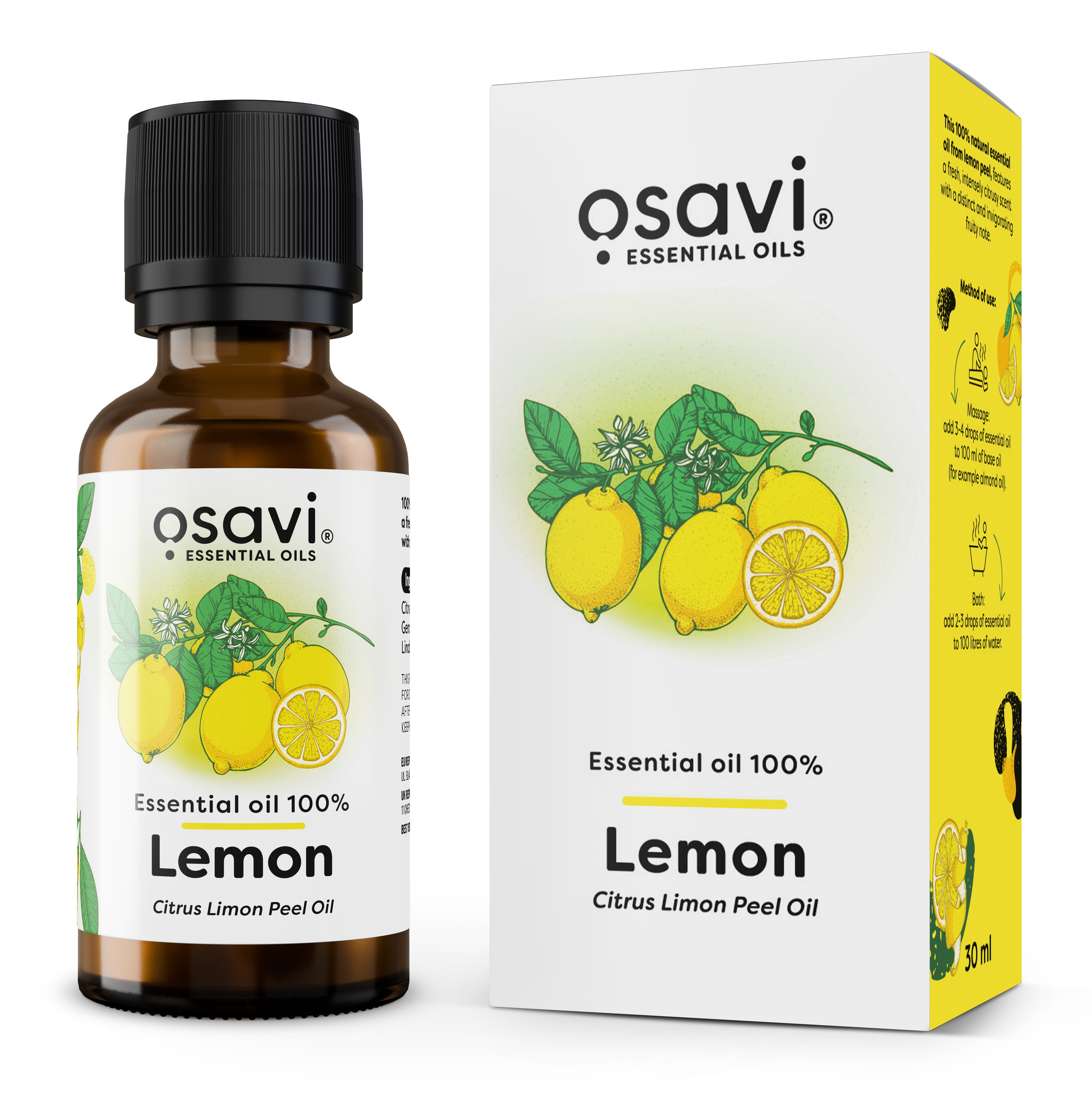 Essential Oil 100%, Lemon - 30 ml.