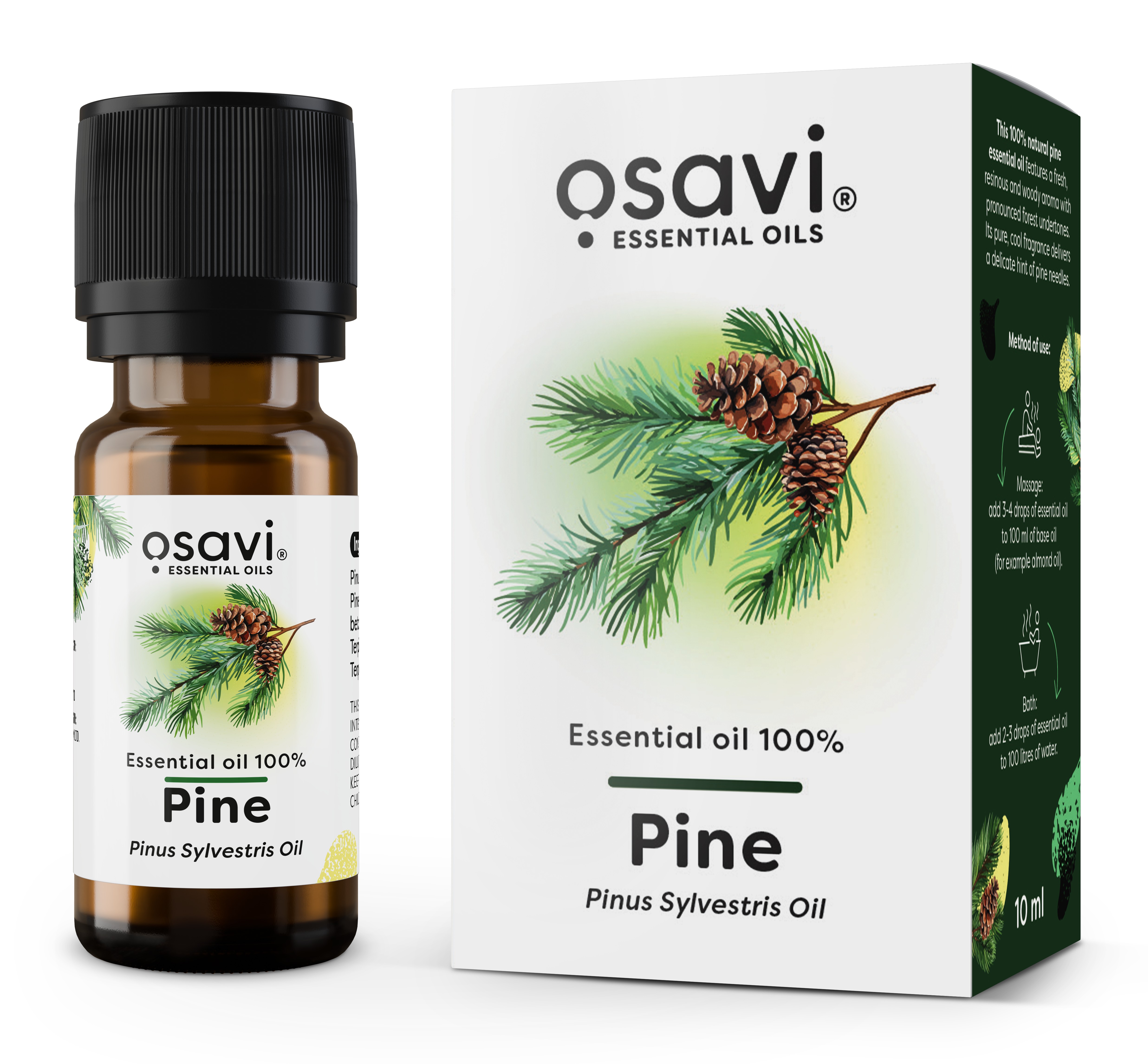 Essential Oil 100% Pine - 10 ml.