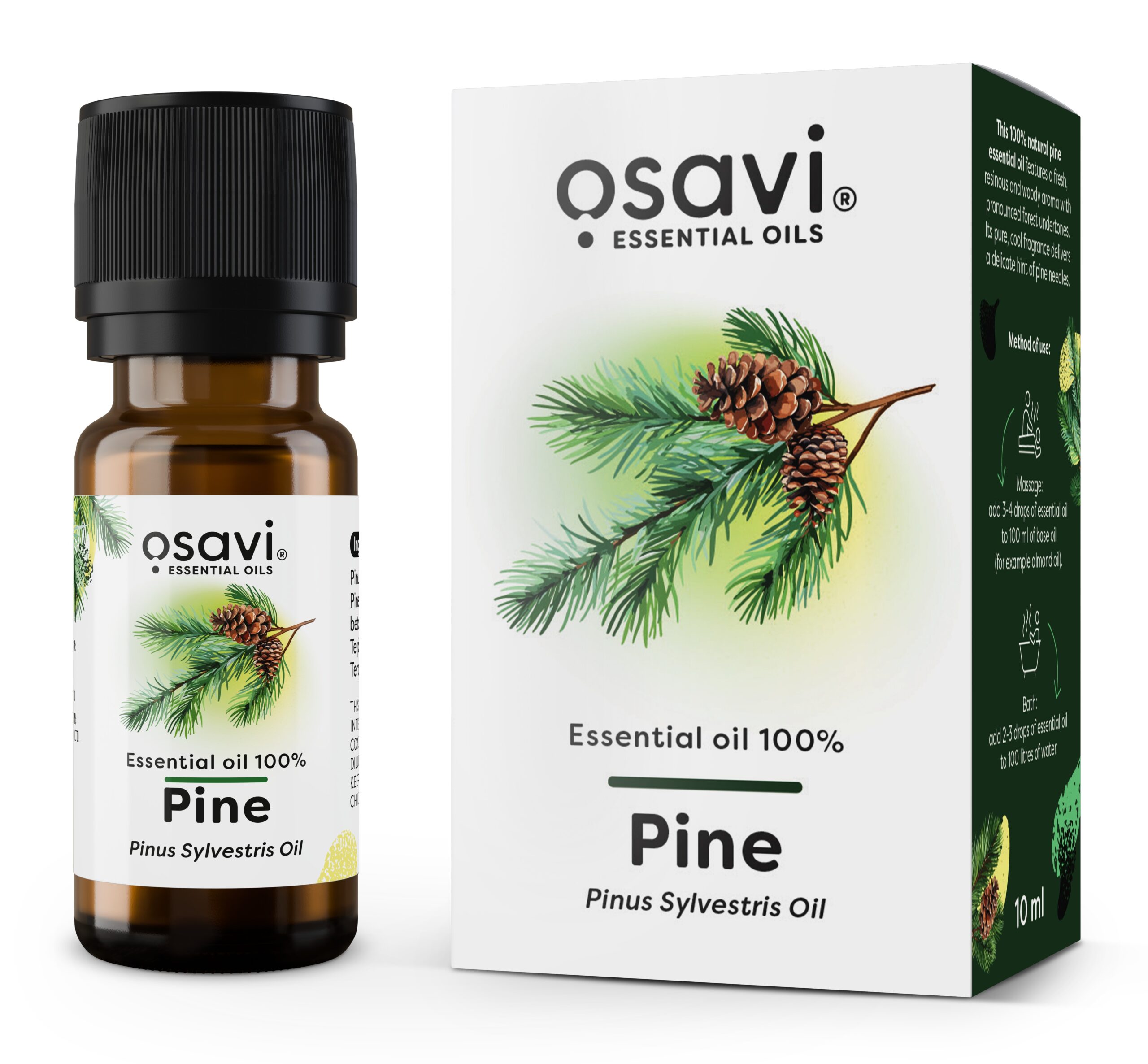 Essential Oil 100%, Pine - 10 ml.
